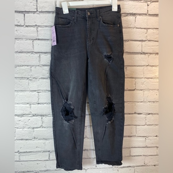 Wild Fable Super High Rise Tapered Black Jeans size 4 NWT - Picture 3 of 9